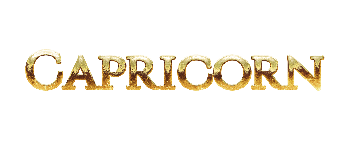Capricorn png, word Capricorn png, Capricorn word png, Capricorn text png, Capricorn letters png, Capricorn word gold text typography PNG images transparent background